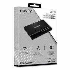 PNY CS900, 2TB, 2.5" цена и информация | Внутренние жёсткие диски (HDD, SSD, Hybrid) | 220.lv