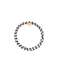 Amen Двойной позолоченный браслет с черными кристаллами Romance BRRN34 цена и информация | Женские браслеты | 220.lv