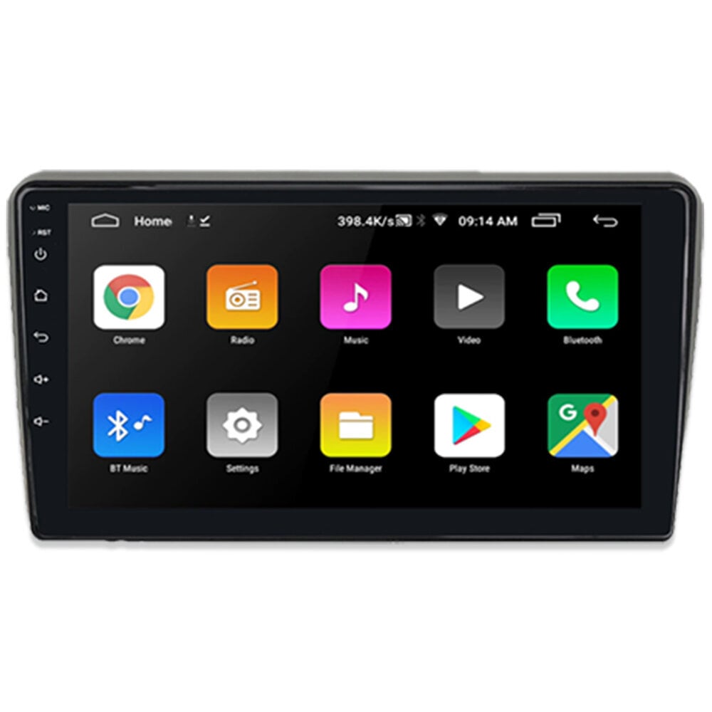 Multivides planšetdators AUDI A3 2003-12 Android, 9 collu, USB/WiFi/GPS/Bluetooth cena un informācija | Auto magnetolas, multimedija | 220.lv