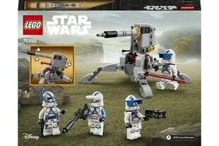 75345 LEGO® Star Wars Боевой набор Клоны-пехотинцы 501-го легиона цена и информация | Kонструкторы | 220.lv