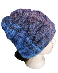 Silta adīta cepure, izgatavota no mohēras, akrila, vilnas materiāla sajaukuma cena un informācija | Sieviešu cepures | 220.lv