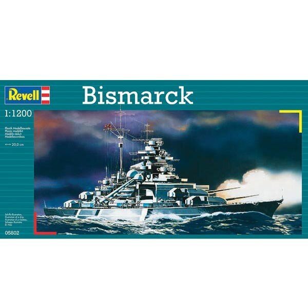 Revell Bismarks (mini) цена и информация | Līmējamie modeļi | 220.lv