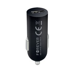 Forever M02 car charger 1x USB 2A black cena un informācija | Lādētāji un adapteri | 220.lv