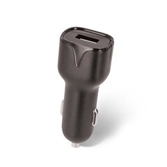 Setty USB car charger 2,4A black цена и информация | Зарядные устройства для телефонов | 220.lv