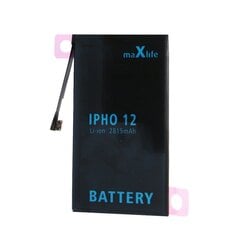 Maxlife battery for iPhone 12 2815mAh cena un informācija | Akumulatori mobilajiem telefoniem | 220.lv