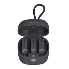 TELESIN Charging Box with 4000mAh Built-in Battery for Rode Wireless GO I II Microphone (TE-WMB-001) цена и информация | Зарядные устройства Power bank | 220.lv