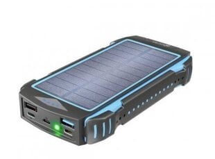 PRIO Solar PowerBank Solārā ārējas uzlādes baterija 20000mAh / QC3.0 / PD / SCP цена и информация | Зарядные устройства Power bank | 220.lv