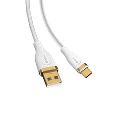 Devia cable Star USB - USB-C 1,5 m 2,4A white cena un informācija | Savienotājkabeļi | 220.lv