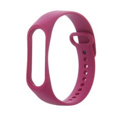 Silicone band for Xiaomi Mi Band 5 / 6 raspberry цена и информация | Аксессуары для смарт-часов и браслетов | 220.lv