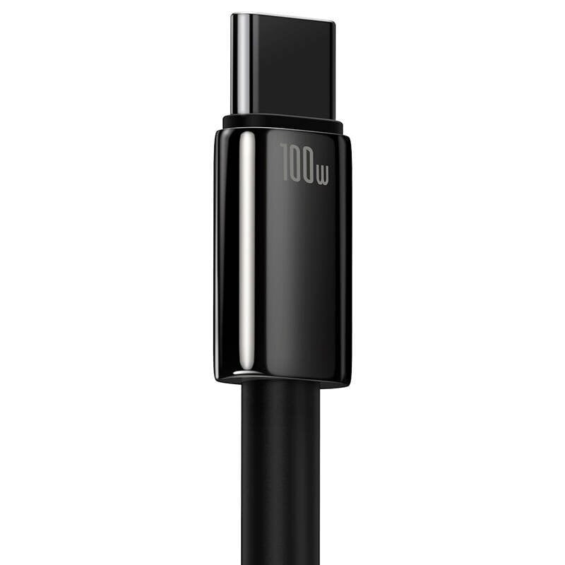 Baseus Tungsten Gold Cable USB to USB-C, 100W, 2m (black) cena un informācija | Savienotājkabeļi | 220.lv