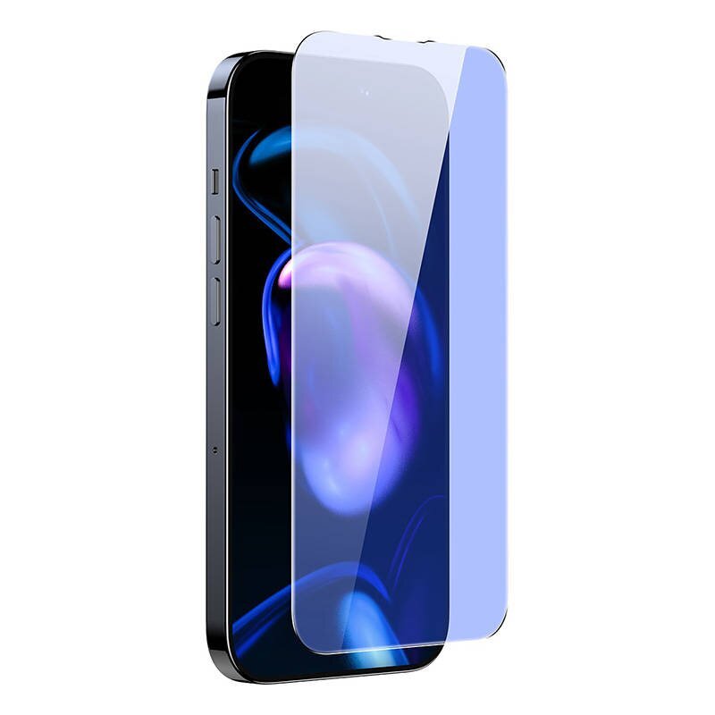 Baseus Tempered Glass Anti-blue light 0.3mm for iPhone 14 Pro Max (2pcs) cena un informācija | Ekrāna aizsargstikli | 220.lv