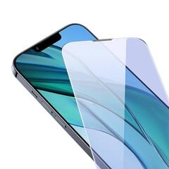 Baseus Crystal Tempered Glass Anti-blue light and Dust-proof 0.3mm for iPhone 14 Plus|13 Pro Max (2pcs) cena un informācija | Ekrāna aizsargstikli | 220.lv