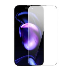 Baseus Crystal Tempered Glass Dust-proof 0.3mm for iPhone 14 Pro Max (1pc) cena un informācija | Ekrāna aizsargstikli | 220.lv