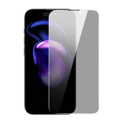 Baseus Crystal Tempered Glass Dust-proof with Privacy Filter 0.3mm for iPhone 14 Pro (1pc) cena un informācija | Ekrāna aizsargstikli | 220.lv