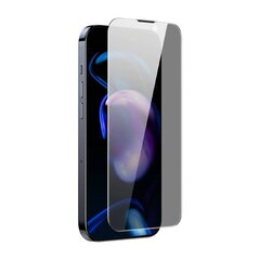 Baseus Crystal Tempered Glass Dust-proof with Privacy Filter 0.3mm for iPhone 14 Pro (1pc) cena un informācija | Ekrāna aizsargstikli | 220.lv