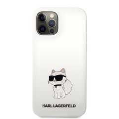 Karl Lagerfeld Liquid Silicone Choupette NFT Case for iPhone 12|12 Pro White cena un informācija | Telefonu vāciņi, maciņi | 220.lv