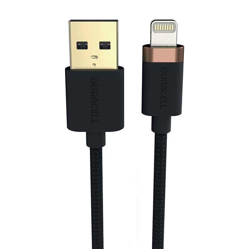 Duracell USB-C cable for Lightning 0.3m (Black) cena un informācija | Savienotājkabeļi | 220.lv