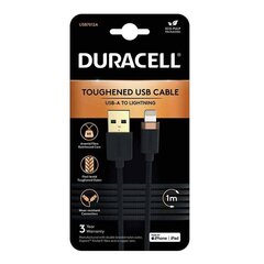 Duracell USB-C cable for Lightning 1 м (Black) цена и информация | Кабели для телефонов | 220.lv