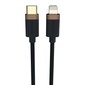 Duracell USB-C cable for Lightning 1m (Black) cena un informācija | Savienotājkabeļi | 220.lv