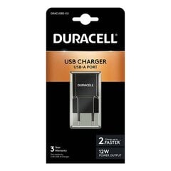 Duracell Wall Charger USB, 2.1A (black) цена и информация | Зарядные устройства для телефонов | 220.lv