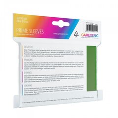 Gamegenic Gamegenic: Prime CCG lapas 66x91mm zaļas 100s cena un informācija | Galda spēles | 220.lv