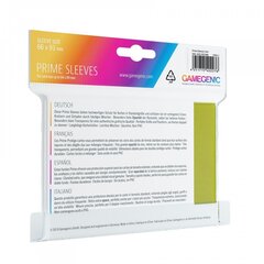 Gamegenic Gamegenic: Prime CCG lapas 66x91mm dzeltenas 100sz cena un informācija | Galda spēles | 220.lv