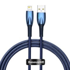 USB cable for Lightning Baseus Glimmer Series, 2.4A, 1m (Blue) цена и информация | Кабели для телефонов | 220.lv