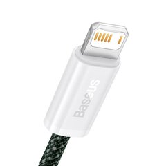 USB cable for Lightning Baseus Dynamic 2 Series, 2.4A, 1m (green) цена и информация | Кабели для телефонов | 220.lv