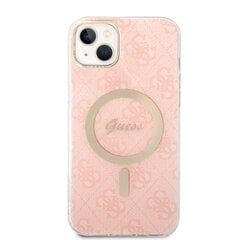 Чехол Guess 4G MagSafe Compatible Case + Wireless Charger для iPhone 14 Plus цена и информация | Чехлы для телефонов | 220.lv