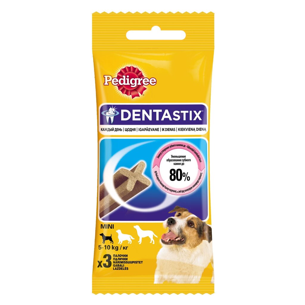 PEDIGREE Denta Stix gardums mazo šķirņu suņiem, 3 gab. цена и информация | Gardumi suņiem | 220.lv