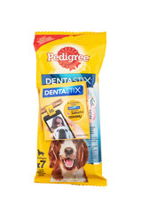 Закуска для собак Pedigree Dentastix Medium (180 g) цена и информация | Лакомства для собак | 220.lv