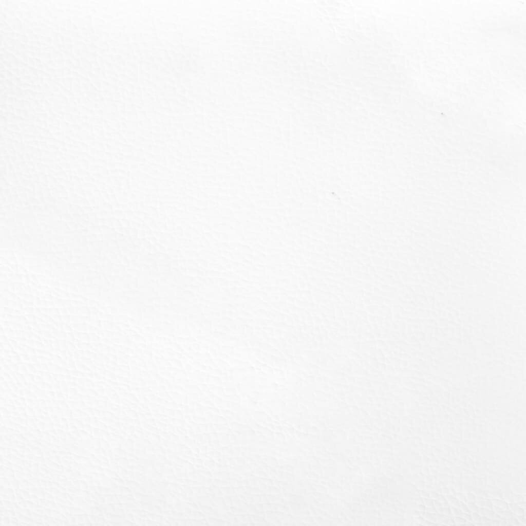 Galvgalis ar malām, balts ,93x16x78/88cm, mākslīgā āda цена и информация | Gultas | 220.lv