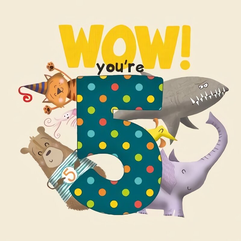 WOW! You're Five birthday book cena un informācija | Grāmatas mazuļiem | 220.lv