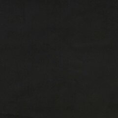 vidaXL gultas galvgaļi, 4 gab., 100x5x78/88 cm, melns samts cena un informācija | Gultas | 220.lv