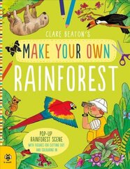 Make Your Own Rainforest: Pop-Up Rainforest Scene with Figures for Cutting out and Colouring in cena un informācija | Grāmatas mazuļiem | 220.lv