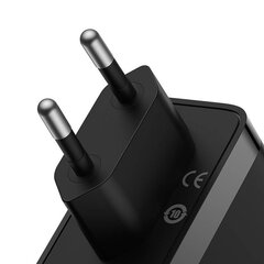 Baseus GaN5 Pro wall charger 2xUSB-C + USB, 140W (black) cena un informācija | Lādētāji un adapteri | 220.lv