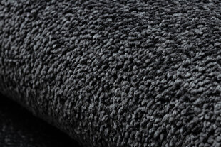 Ковер SANTA FE черный 98 гладкий сплошной цвет цена и информация | Ковры | 220.lv
