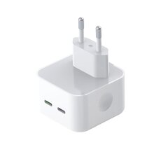 XO wall charger L102 PD 35W 2x USB-C white cena un informācija | Lādētāji un adapteri | 220.lv