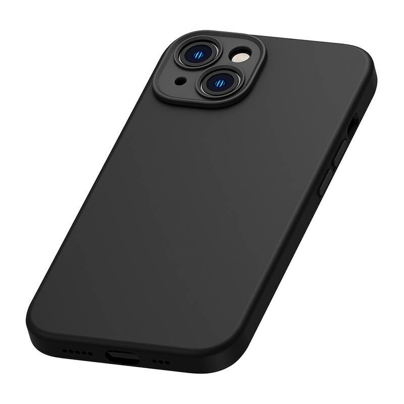 Baseus Liquid Silica Case and Tempered Glass set for iPhone 14 (black) цена и информация | Telefonu vāciņi, maciņi | 220.lv