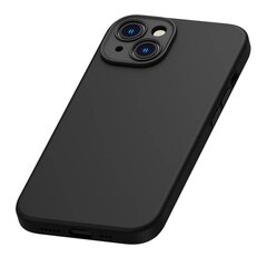 Baseus Liquid Silica Case and Tempered Glass set for iPhone 14 Plus (black) cena un informācija | Telefonu vāciņi, maciņi | 220.lv