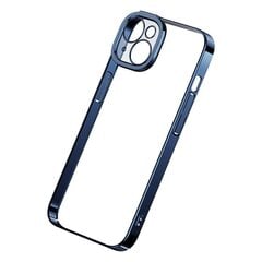 Baseus Glitter Transparent Case and Tempered Glass set for iPhone 14 (blue) cena un informācija | Telefonu vāciņi, maciņi | 220.lv