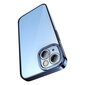 Baseus Glitter Transparent Case and Tempered Glass set for iPhone 14 (blue) цена и информация | Telefonu vāciņi, maciņi | 220.lv