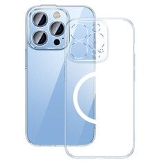 Baseus Crystal Transparent Magnetic Case and Tempered Glass set for iPhone 14 Pro Max cena un informācija | Telefonu vāciņi, maciņi | 220.lv