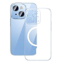 Baseus Crystal Transparent Magnetic Case and Tempered Glass set for iPhone 14 Plus cena un informācija | Telefonu vāciņi, maciņi | 220.lv