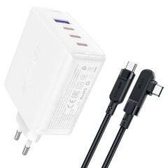 Wall charger Acefast  A37 PD100W GAN, 4x USB, 100 Вт (white) цена и информация | Зарядные устройства для телефонов | 220.lv