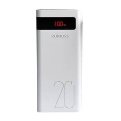 Romoss Sense 6PS+ Powerbank 20000mAh (white) cena un informācija | Lādētāji-akumulatori (Power bank) | 220.lv