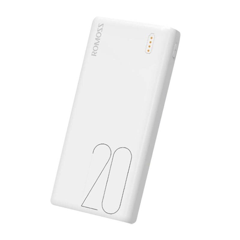 Romoss Simple 20 Powerbank 20000mAh (white) цена и информация | Lādētāji-akumulatori (Power bank) | 220.lv