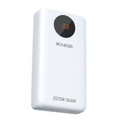 Powerbank Romoss SW10PF 10000mAh, 22.5W (white) cena un informācija | Lādētāji-akumulatori (Power bank) | 220.lv