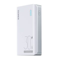 Powerbank Romoss Sense 4S Pro 10000mAh, 30W (white) cena un informācija | Lādētāji-akumulatori (Power bank) | 220.lv