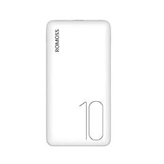 Romoss  PSP10 Powerbank 10000mAh (white) цена и информация | Зарядные устройства Power bank | 220.lv
